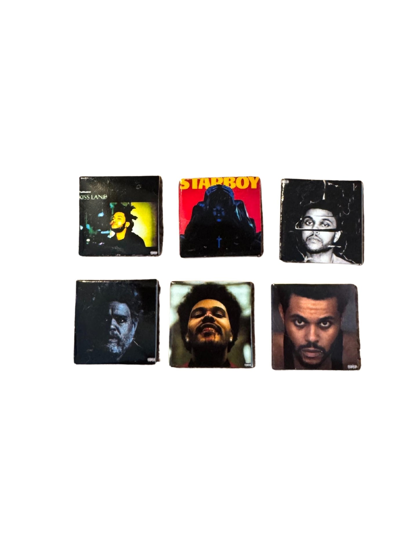 Miniature 1:12 Scale The Weeknd Vinyl Album Covers Mini Dollhouse Decor