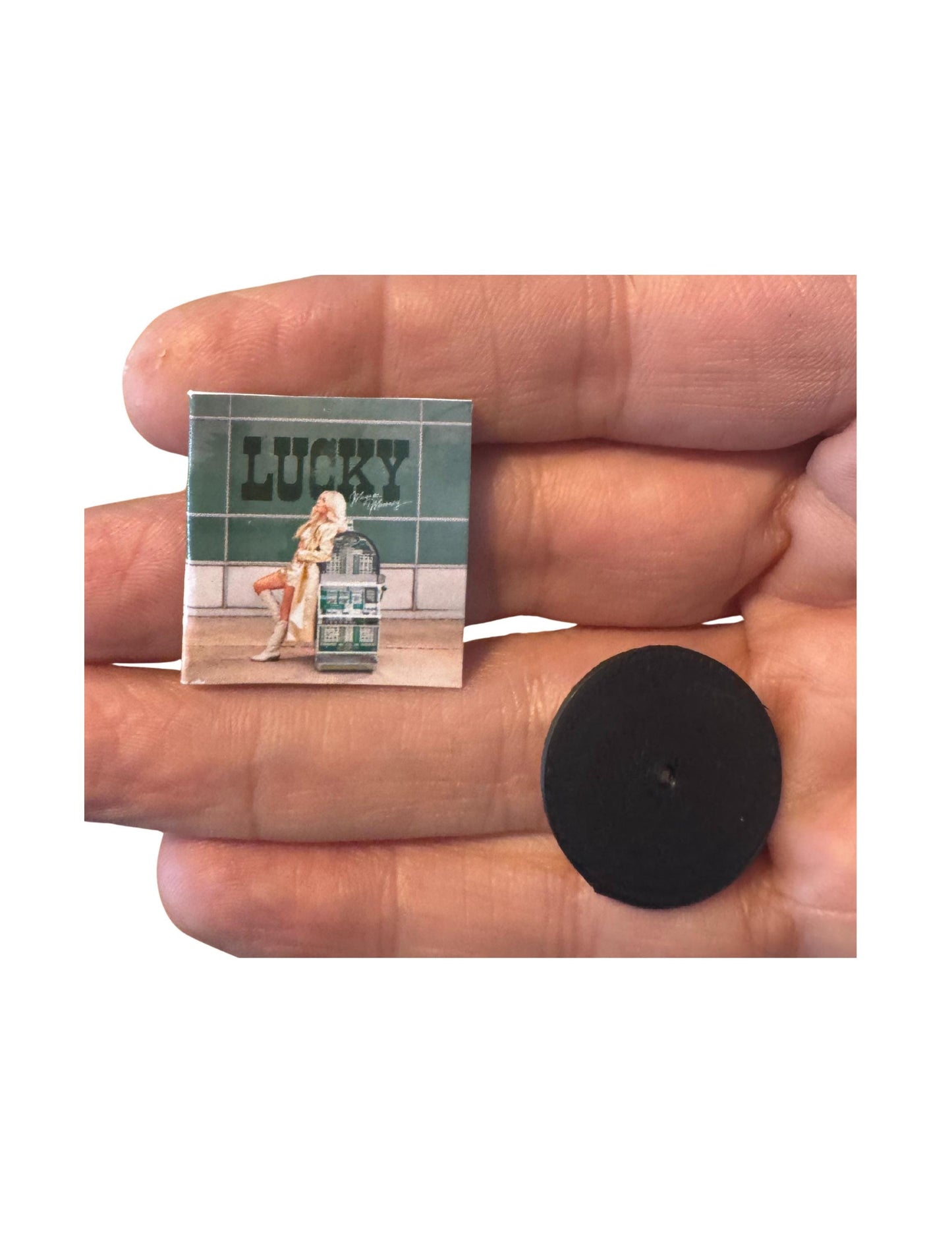 Megan Moroney Miniature Vinyl Albums, 1:12 Scale Dollhouse Collectible