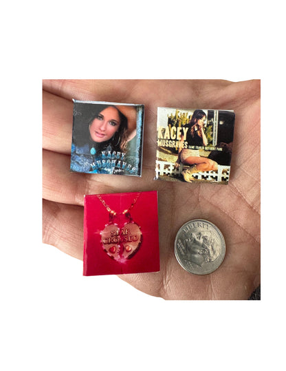 Miniature Kacey Musgraves Vinyl Album Covers 1:12 Scale Dollhouse Decor