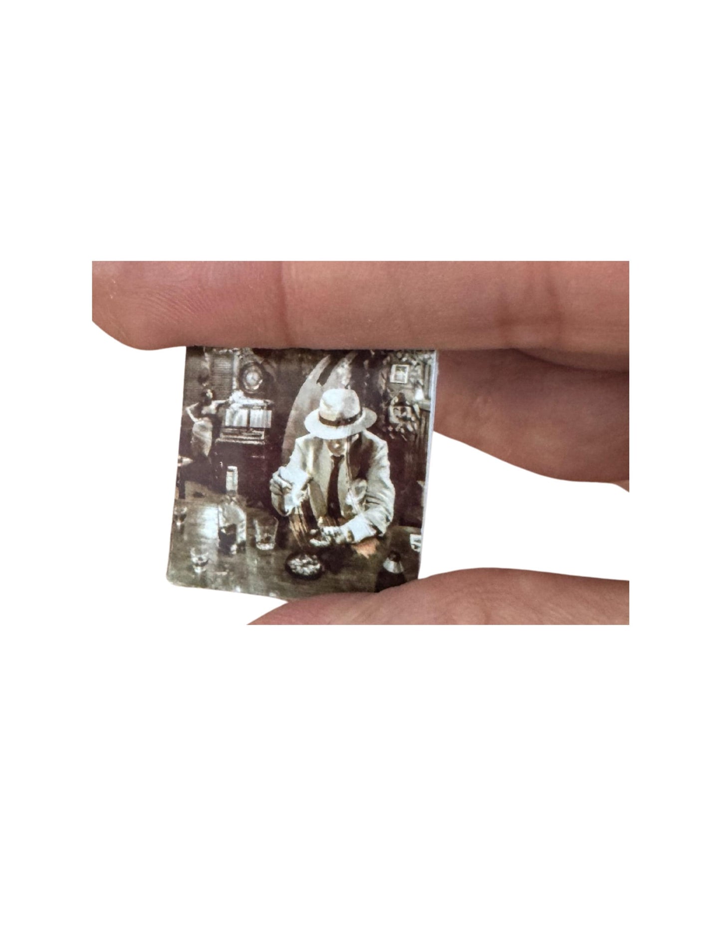 Miniature Led Zeppelin Vinyl Record Album Set - 1:12 Scale Dollhouse Rock