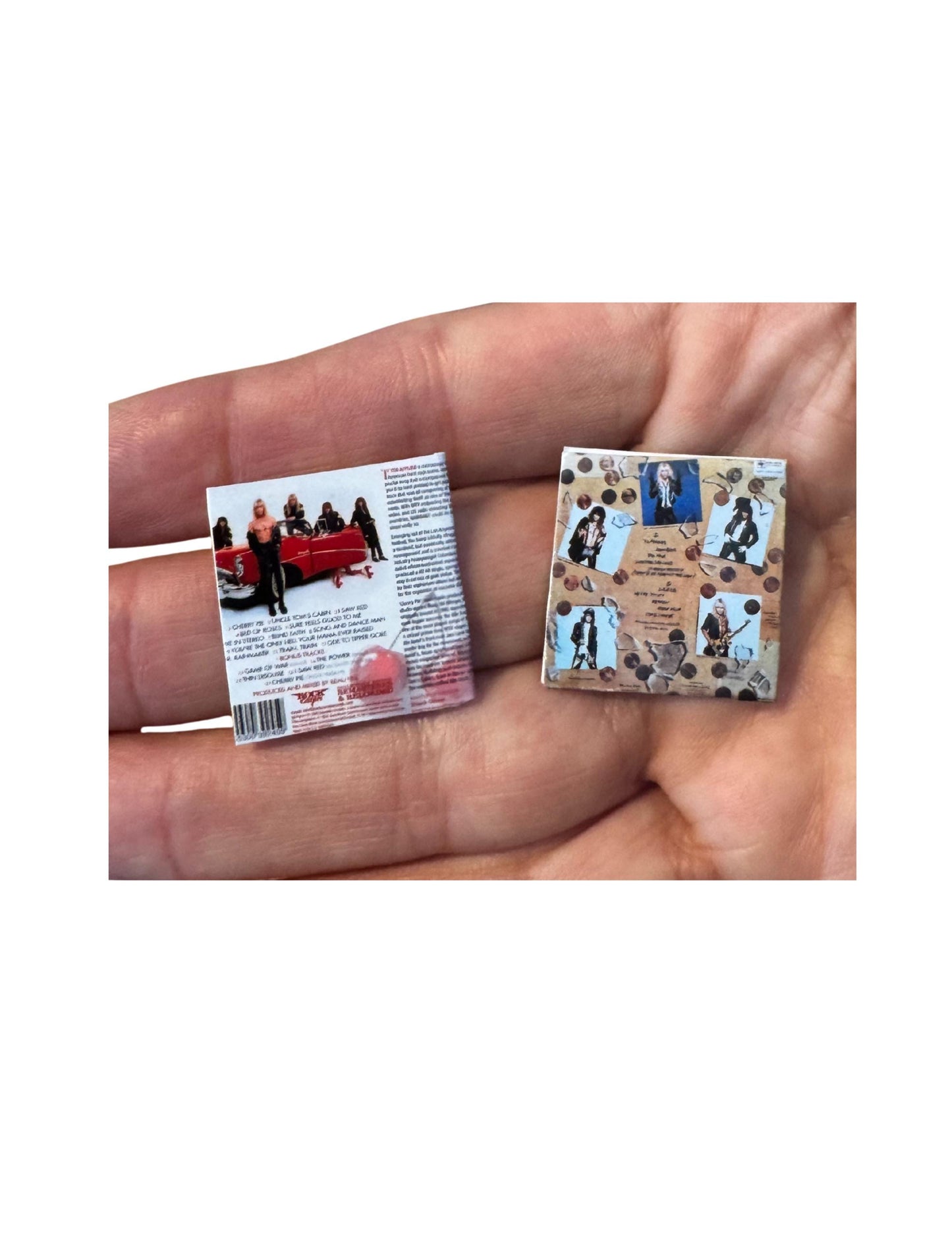 Warrant Miniature Vinyl Albums – 1:12 Scale Dollhouse Music Decor