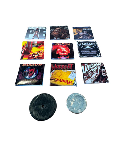 Warrant Miniature Vinyl Albums – 1:12 Scale Dollhouse Music Decor