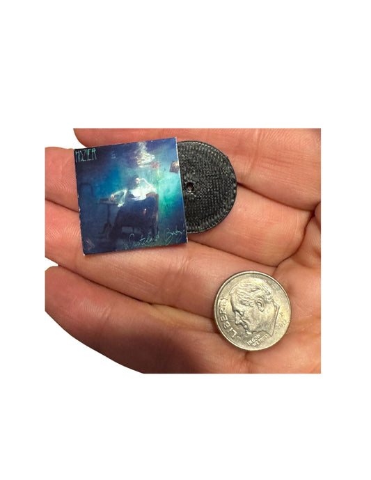 Miniature Scale Hozier Vinyl Records – Dollhouse Music Decor Mini Collectibles