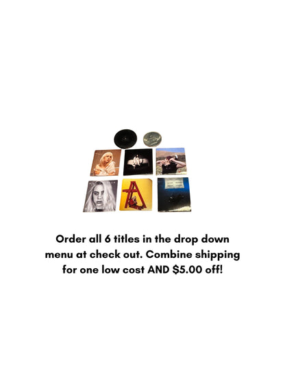 Miniature Billie Eilish Vinyl Albums – 1:12 Scale Collectible Dollhouse Decor