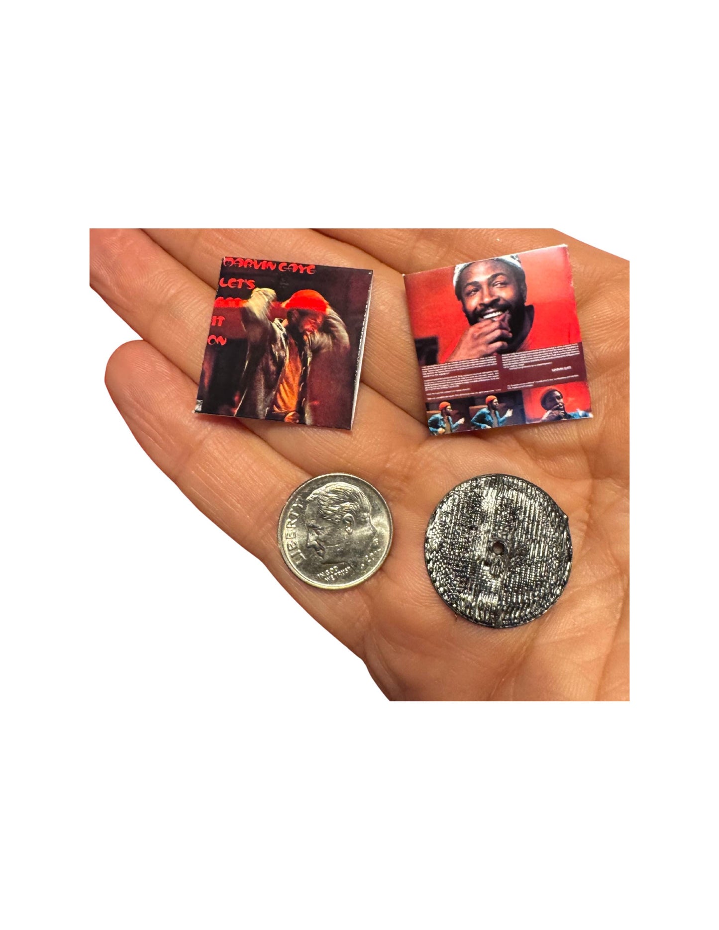 Dollhouse Miniature Vinyl Albums | 1:12 Scale Romantic Music Collection