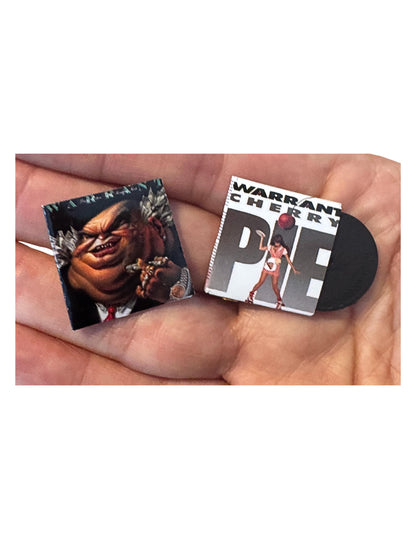 Warrant Miniature Vinyl Albums – 1:12 Scale Dollhouse Music Decor