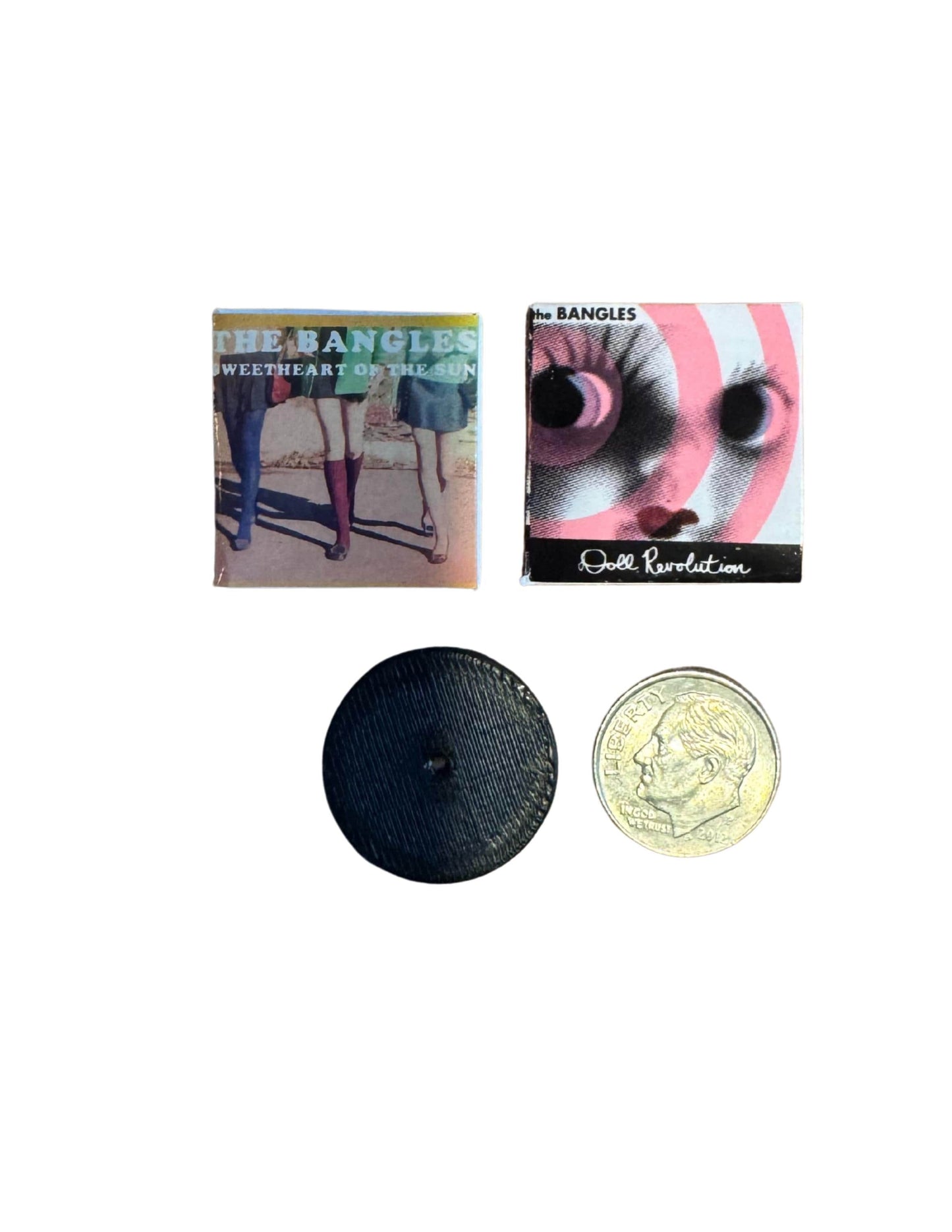 Miniature The Bangles Vinyl Record – 1:12 Scale Dollhouse Music Decor