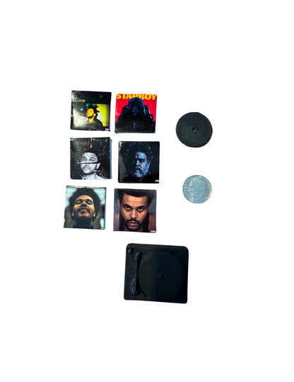 Miniature 1:12 Scale The Weeknd Vinyl Album Covers  Mini Dollhouse Decor