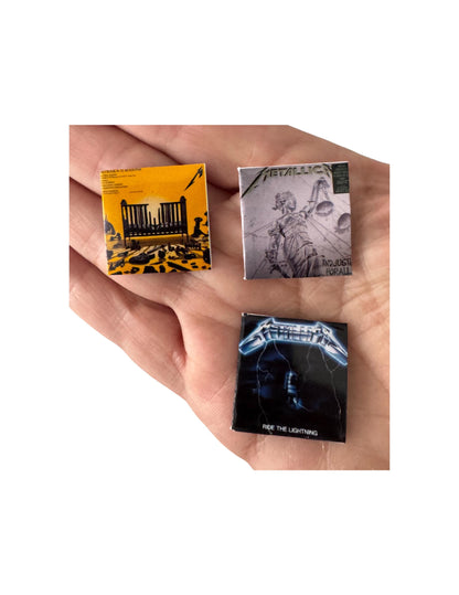 Miniature Metallica Album Cover 1:12 Scale - Heavy Metal Decorative Collectible
