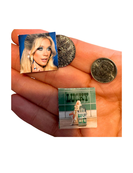 Megan Moroney Miniature Vinyl Albums, 1:12 Scale Dollhouse Collectible