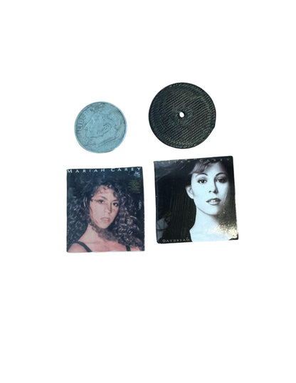 Miniature Mariah Carey Vinyl Record – 1:12 Scale Dollhouse Decor