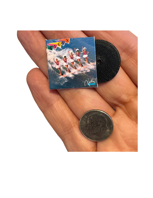 Miniature The Go-Go’s Vinyl Records – 1:12 Scale Dollhouse Music Decor