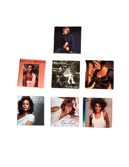 Miniature Whitney Houston Vinyl 1:12 Scale Dollhouse Mini Music Decor