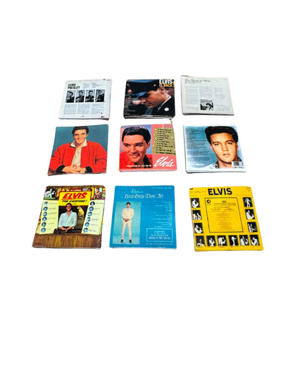 Miniature Elvis Presley Vinyl Records | 1:12 Scale Dollhouse Decor