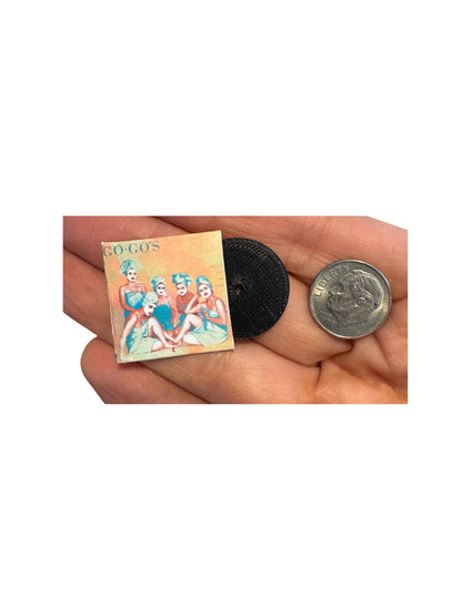 Miniature The Go-Go’s Vinyl Records – 1:12 Scale Dollhouse Music Decor