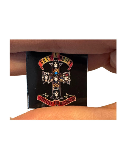 Miniature Guns N’ Roses Vinyl Records | 1:12 Scale Dollhouse Music Collectible