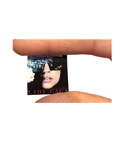 Miniature Lady Gaga Vinyl Record Albums Dollhouse Music Collectibles