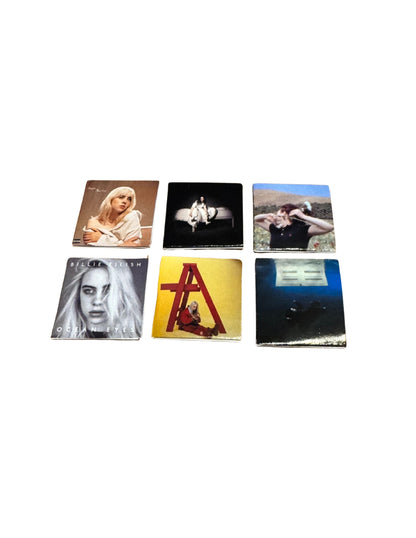 Miniature Billie Eilish Vinyl Albums – 1:12 Scale Collectible Dollhouse Decor