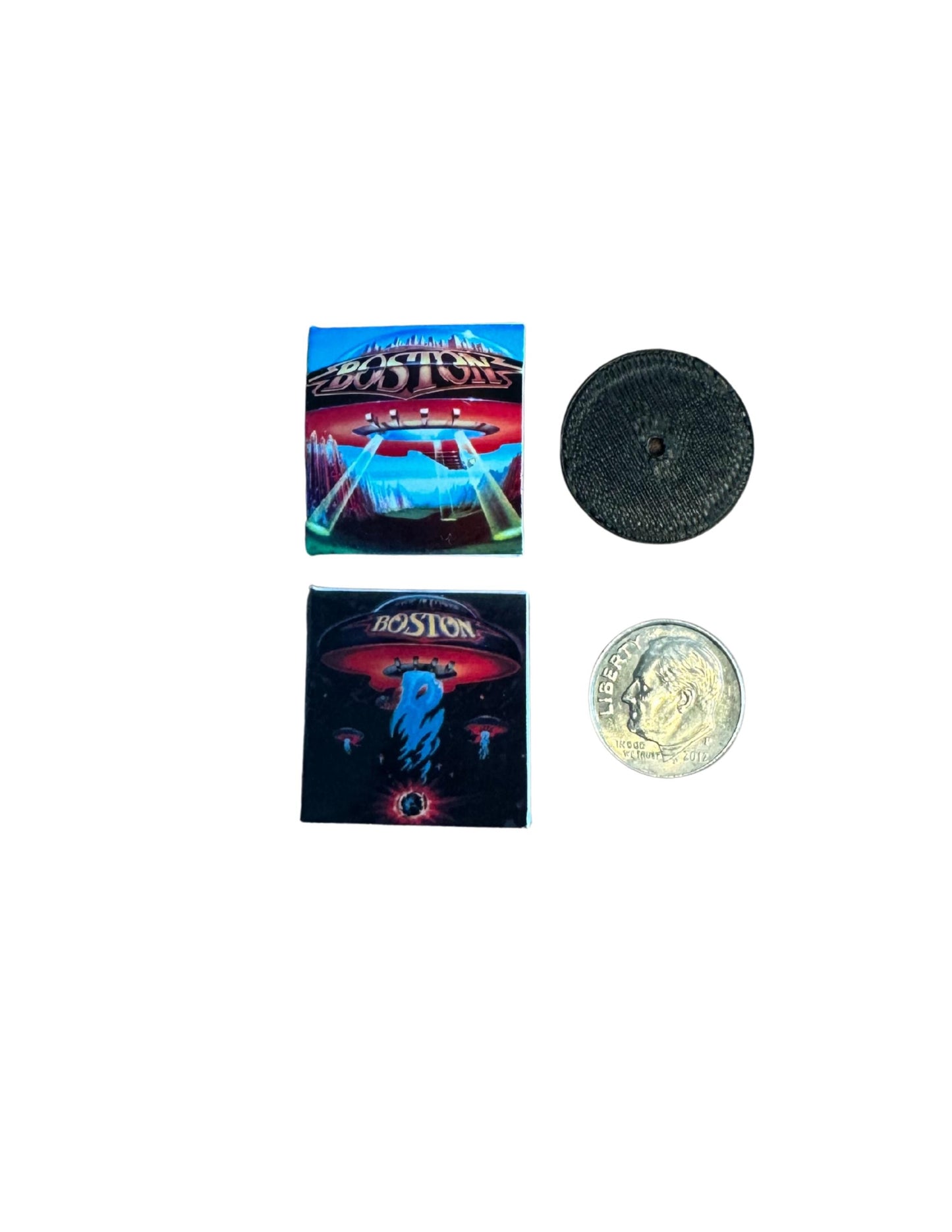 Miniature Boston Vinyl Record Album - 1:12 Scale Dollhouse Collectible