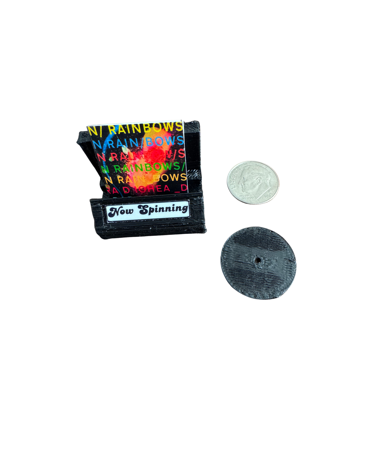 Radiohead Miniature Vinyl Records – 1:12 Scale Dollhouse Albums