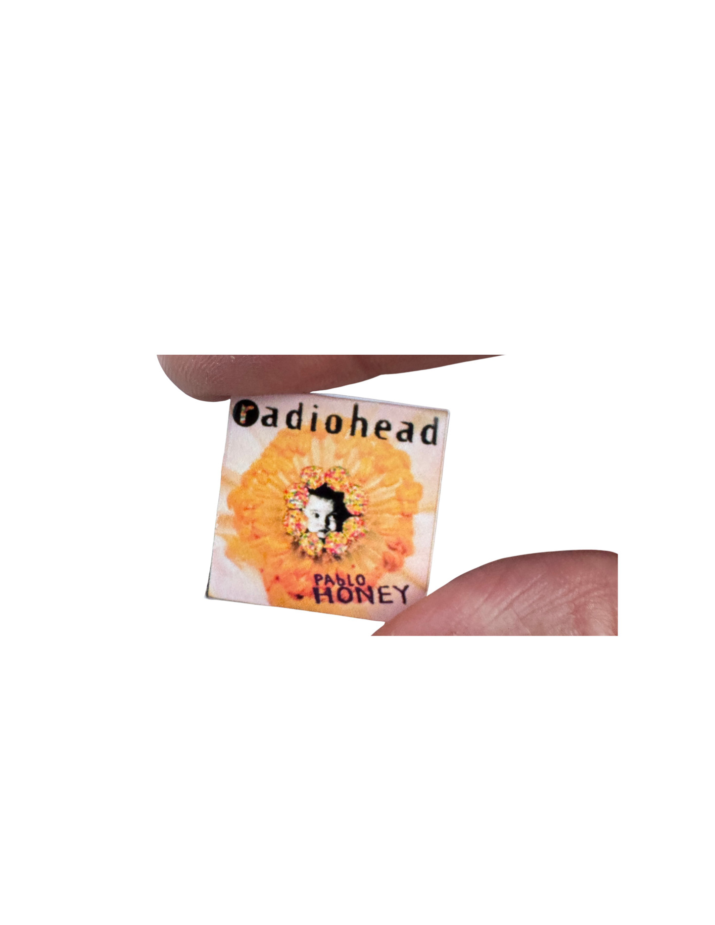 Radiohead Miniature Vinyl Records – 1:12 Scale Dollhouse Albums