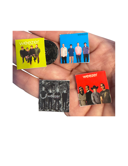 Weezer Miniature Vinyl Albums – 1:12 Scale Dollhouse Records –  Tiny Record Collection