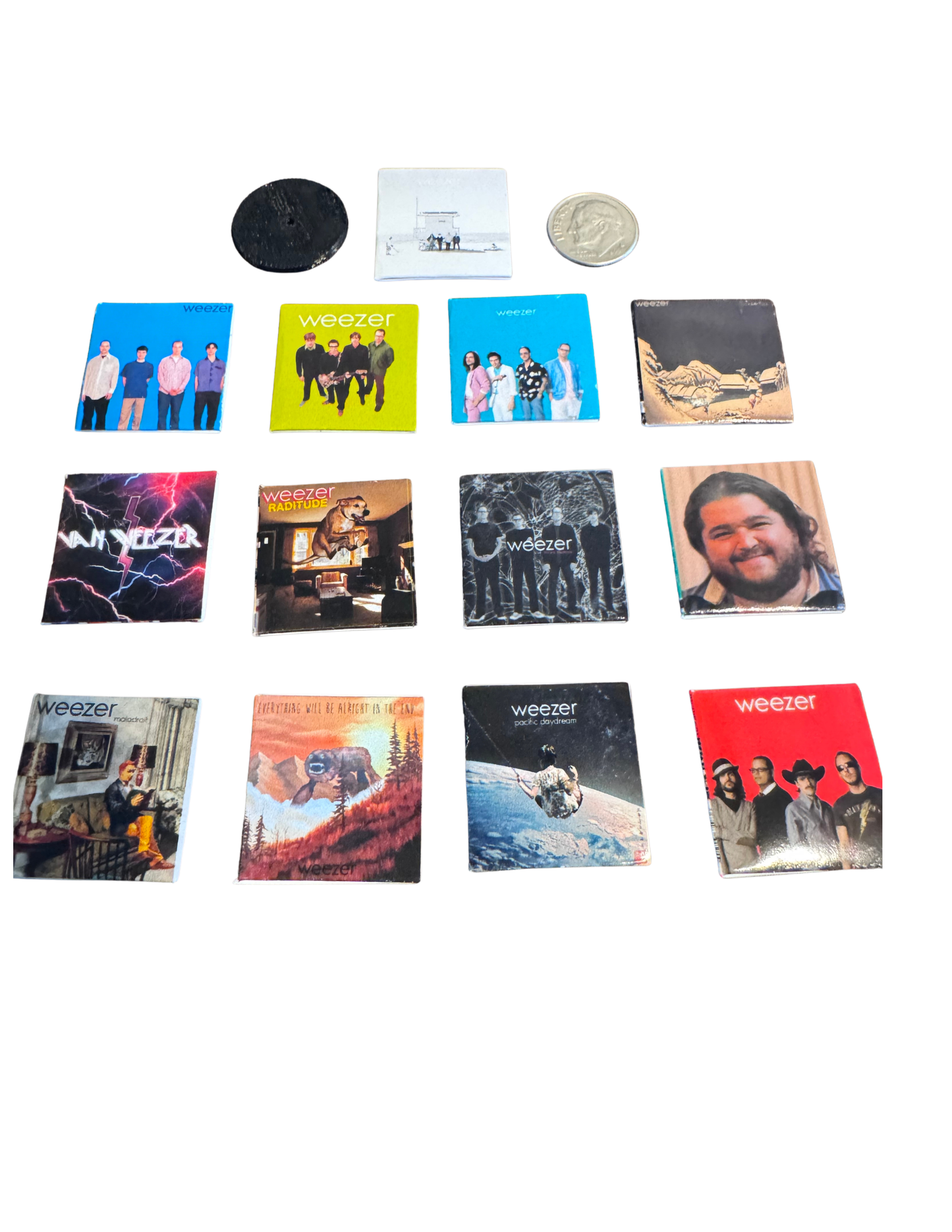 Weezer Miniature Vinyl Albums – 1:12 Scale Dollhouse Records –  Tiny Record Collection