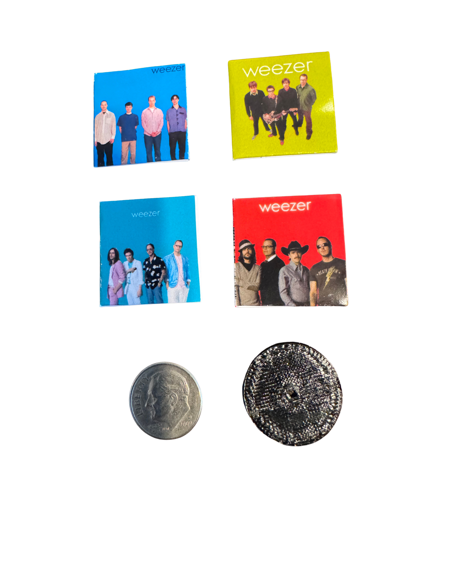 Weezer Miniature Vinyl Albums – 1:12 Scale Dollhouse Records –  Tiny Record Collection