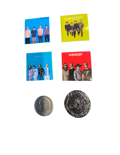 Weezer Miniature Vinyl Albums – 1:12 Scale Dollhouse Records –  Tiny Record Collection