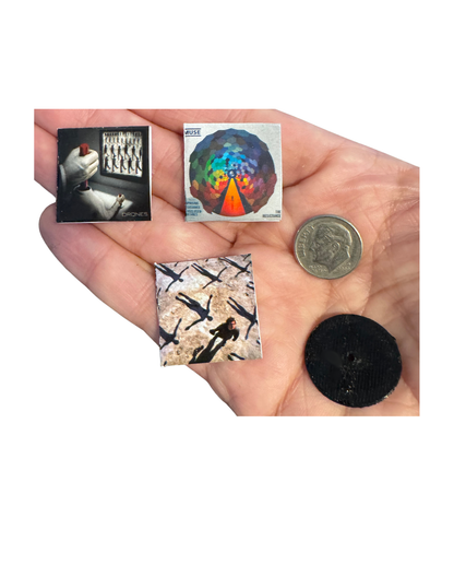 Muse Miniature Vinyl Albums – 1:12 Scale Dollhouse Records – Full Set Available – Tiny Record Collection