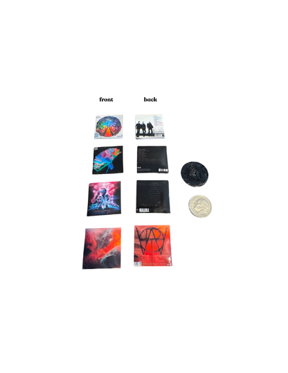 Muse Miniature Vinyl Albums – 1:12 Scale Dollhouse Records – Full Set Available – Tiny Record Collection