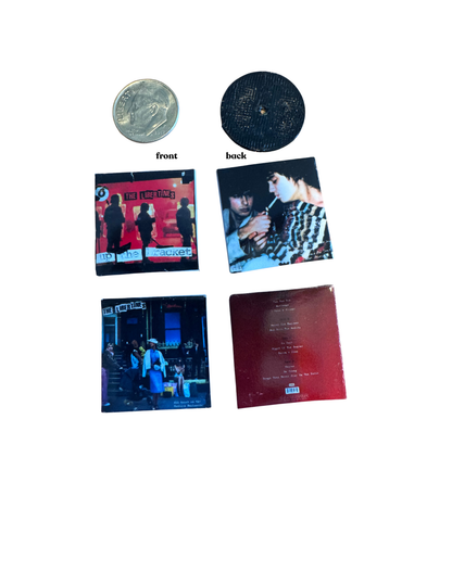 The Libertines Miniature Vinyl Albums – 1:12 Scale Dollhouse Records Miniature Tiny Record Collection