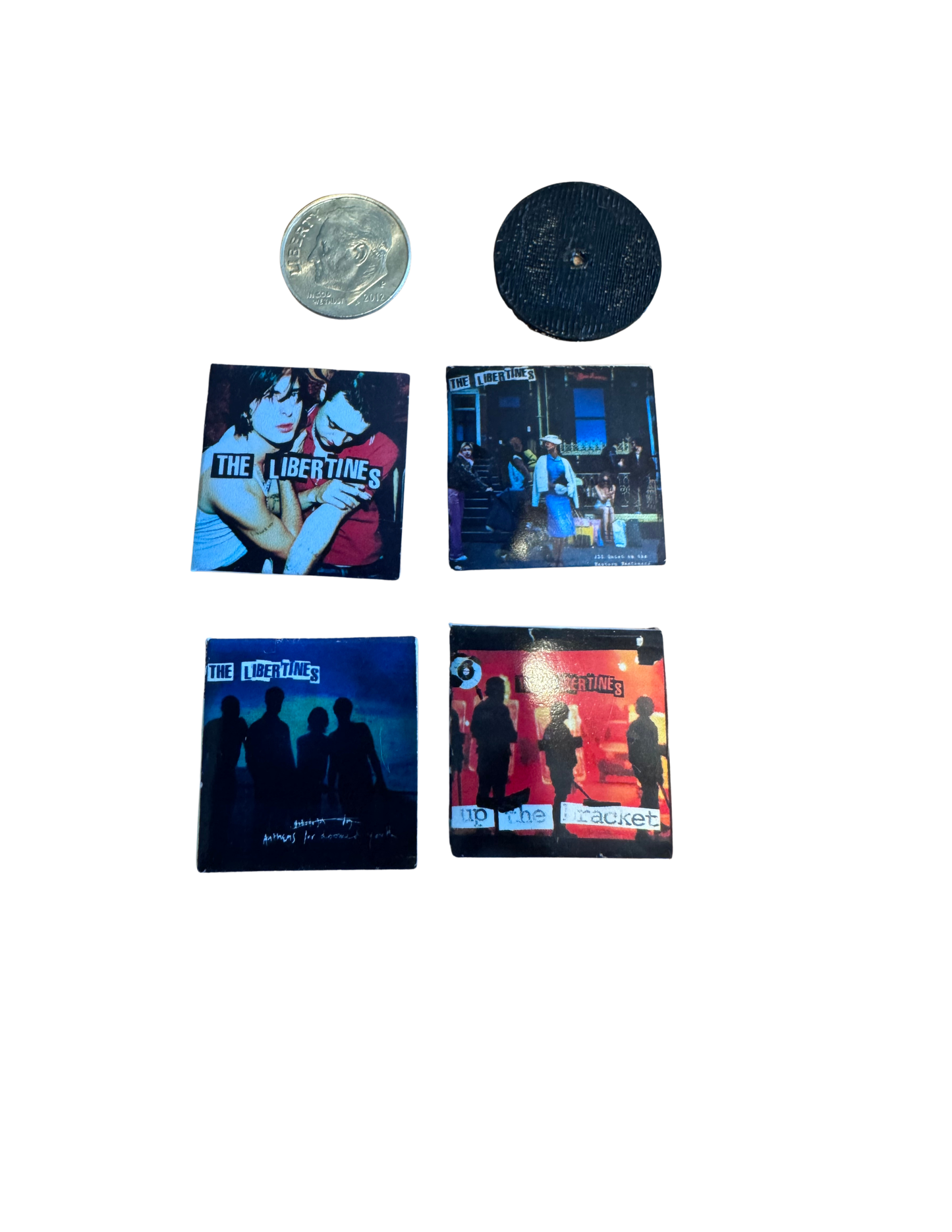 The Libertines Miniature Vinyl Albums – 1:12 Scale Dollhouse Records Miniature Tiny Record Collection