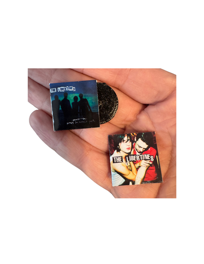 The Libertines Miniature Vinyl Albums – 1:12 Scale Dollhouse Records Miniature Tiny Record Collection