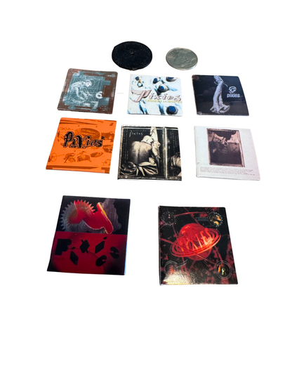Pixies Miniature Vinyl Albums – 1:12 Scale Dollhouse Records – Indie Rock Miniatures – Tiny Record Collection