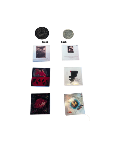 Pixies Miniature Vinyl Albums – 1:12 Scale Dollhouse Records – Indie Rock Miniatures – Tiny Record Collection