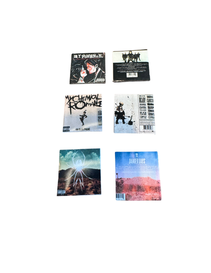My Chemical Romance Miniature Vinyl Records – 1:12 Scale Dollhouse Albums