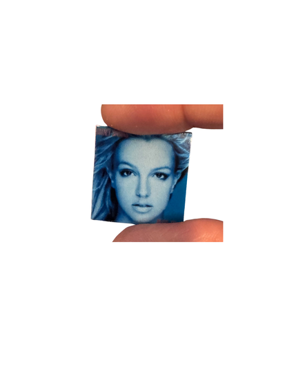 Britney Spears Miniature Vinyl Records – 1:12 Scale Dollhouse Albums