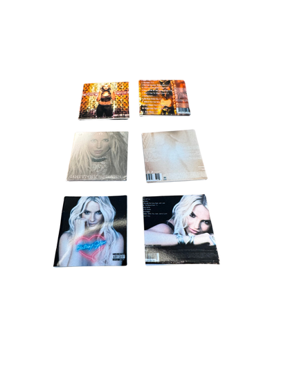 Britney Spears Miniature Vinyl Records – 1:12 Scale Dollhouse Albums