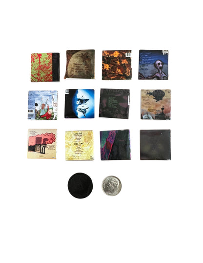 Dinosaur Jr. Miniature Vinyl Albums – 1:12 Scale Dollhouse Music Decor