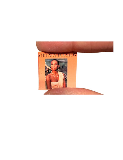 Miniature Whitney Houston Vinyl 1:12 Scale Dollhouse Mini Music Decor