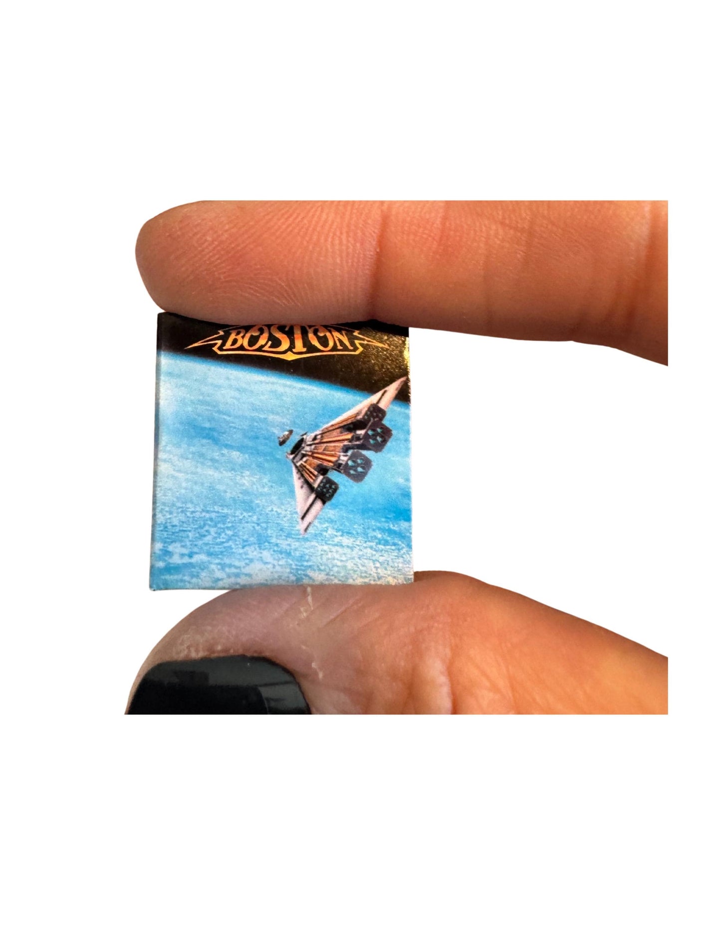 Miniature Boston Vinyl Record Album - 1:12 Scale Dollhouse Collectible
