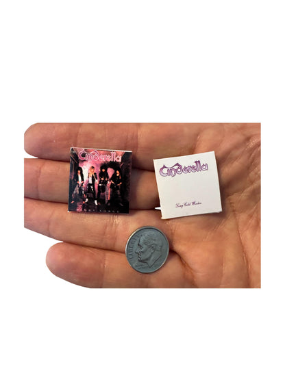 Miniature Cinderella Album Covers 1:12 Scale - 80s Glam Metal Hair Band Collectible