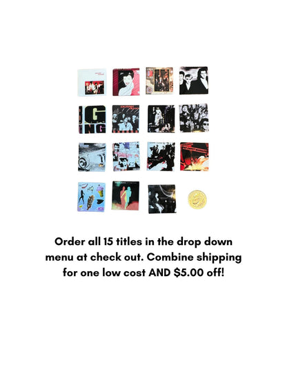 Duran Duran Miniature 1:12 Scale Vinyl Dollhouse Decor