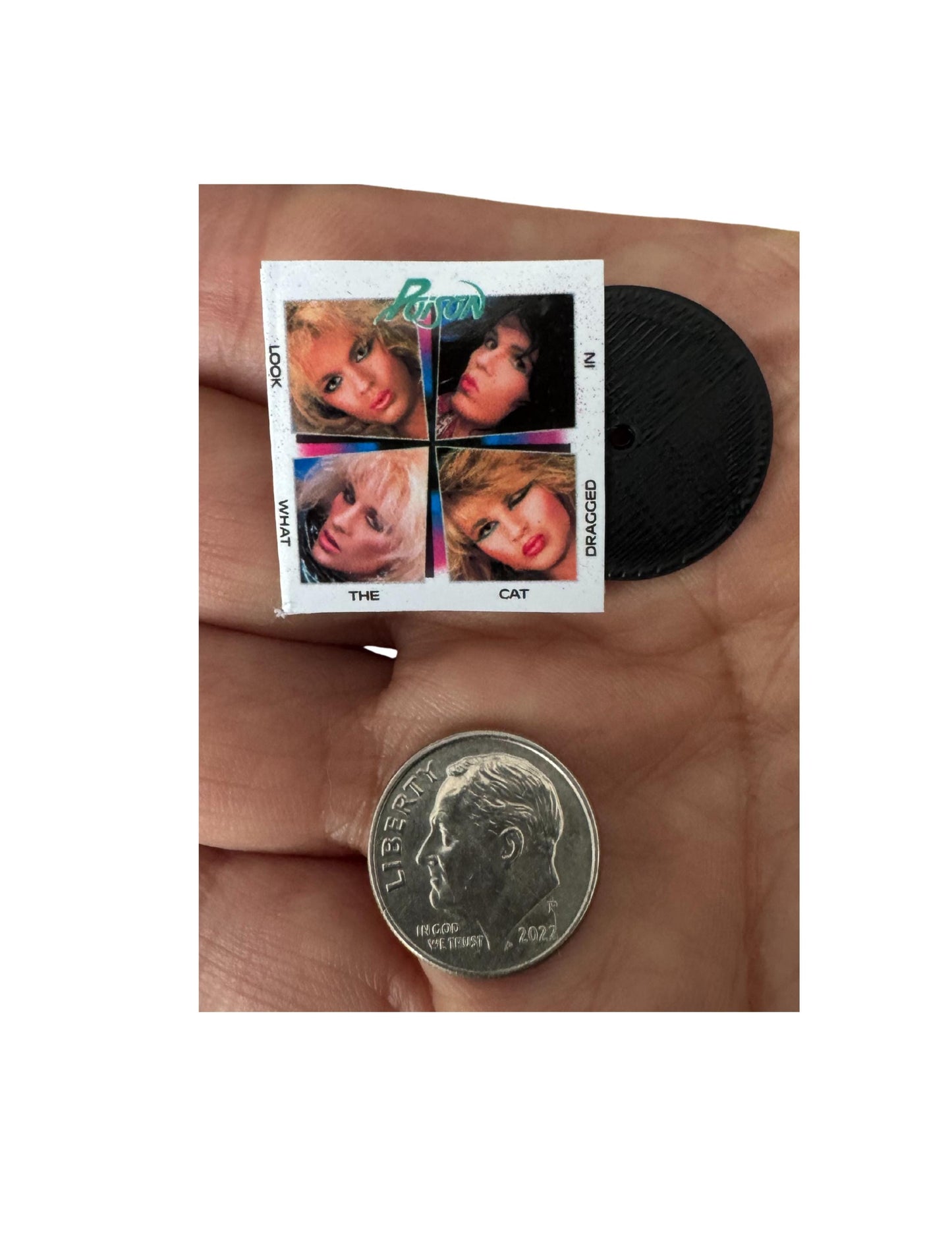 Miniature 1:12 Scale Poison Vinyl Albums Dollhouse Decor