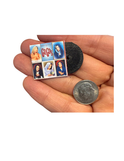 Miniature The Go-Go’s Vinyl Records – 1:12 Scale Dollhouse Music Decor