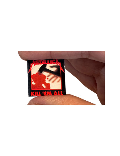 Miniature Metallica Album Cover 1:12 Scale - Heavy Metal Decorative Collectible