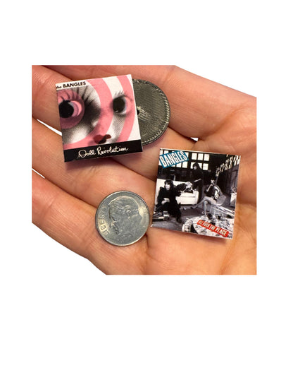 Miniature The Bangles Vinyl Record – 1:12 Scale Dollhouse Music Decor