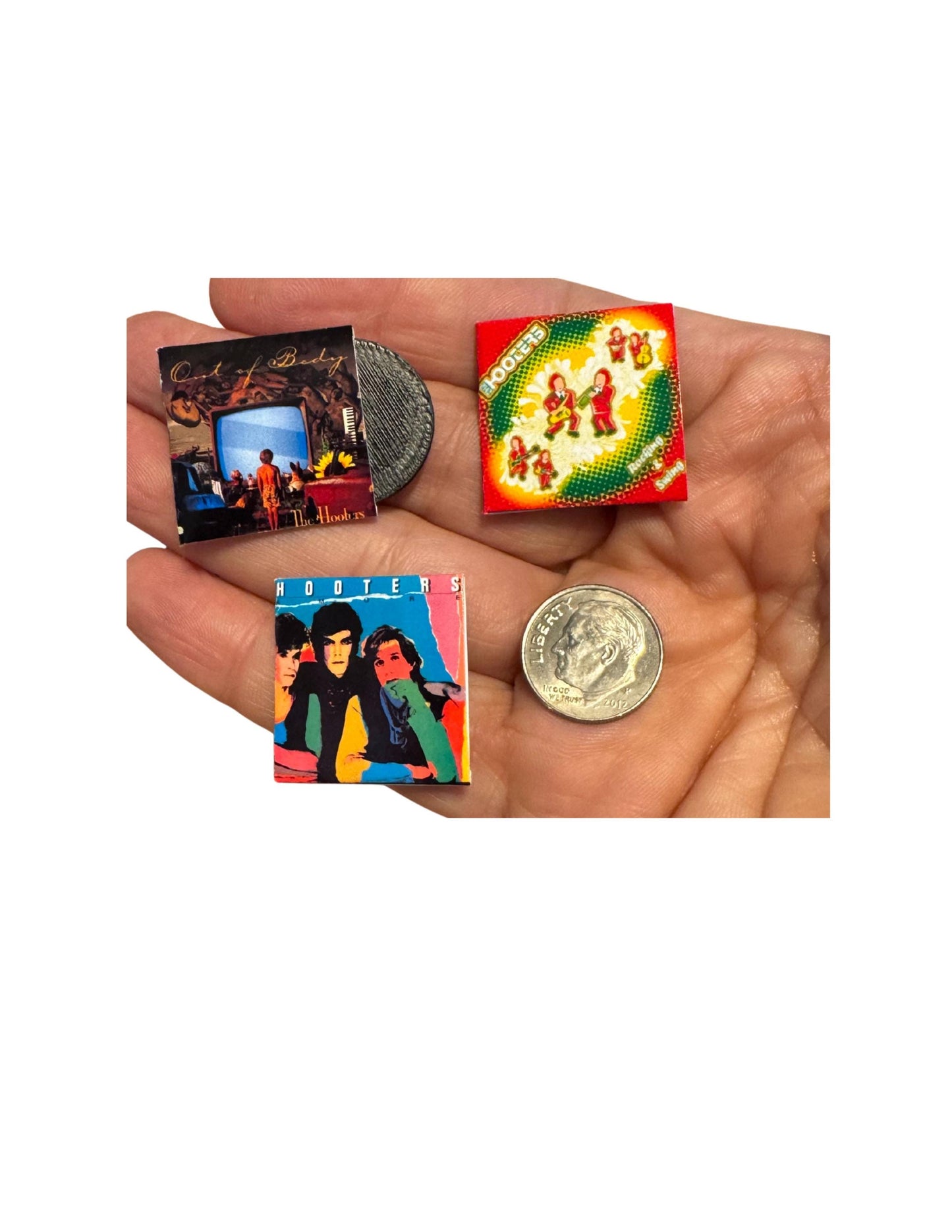 Miniature Hooters Vinyl Album Covers 1:12 Scale Collectible