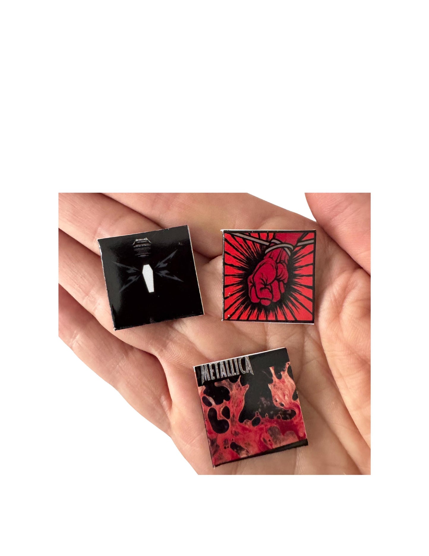 Miniature Metallica Album Cover 1:12 Scale - Heavy Metal Decorative Collectible